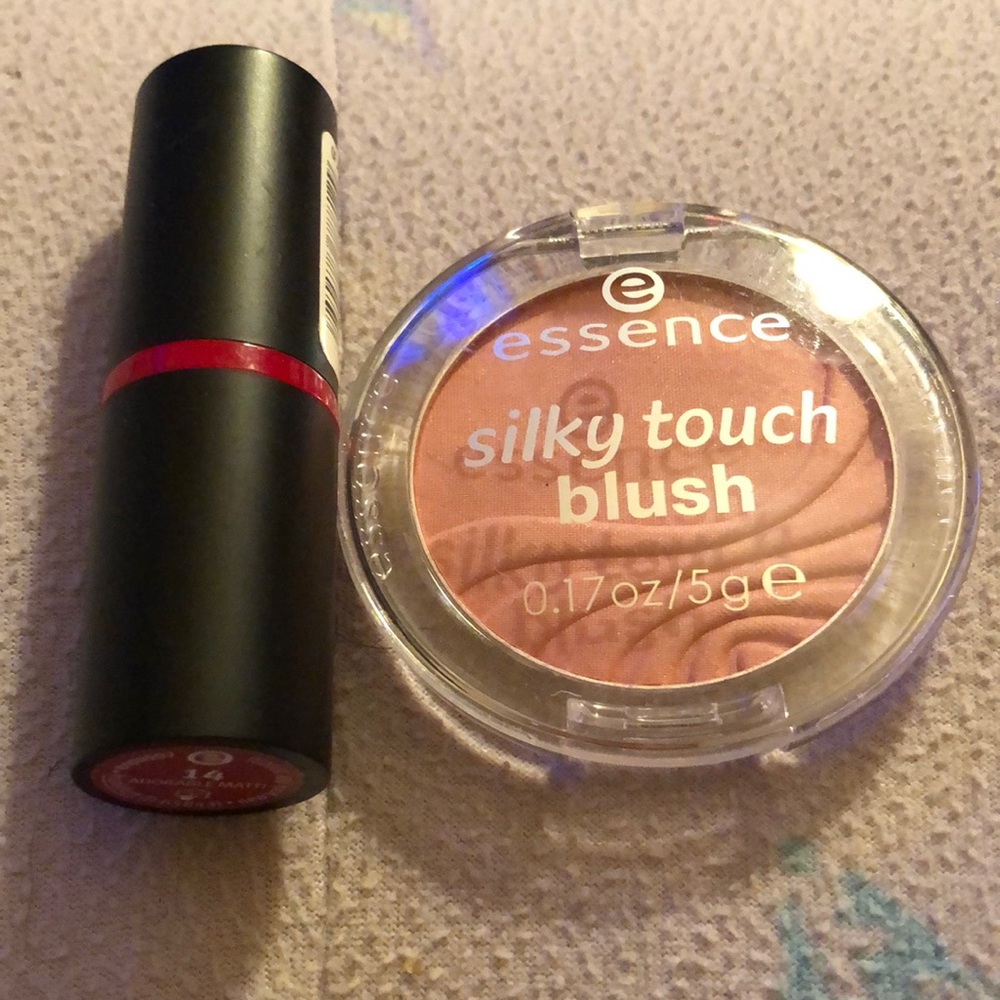 Essence lipstick and blush bundle